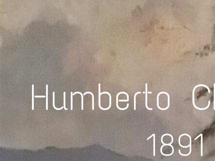 Terraza del Morro - Óleo de Humberto Chaves años cuarenta - Vista del Club Campestre.