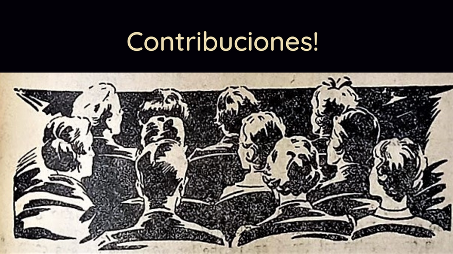 Bienvenidas las contribuciones.