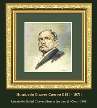 Humberto Chaves Cuervo - Retrato de su padre - óleo - 1906. Edad 15 años